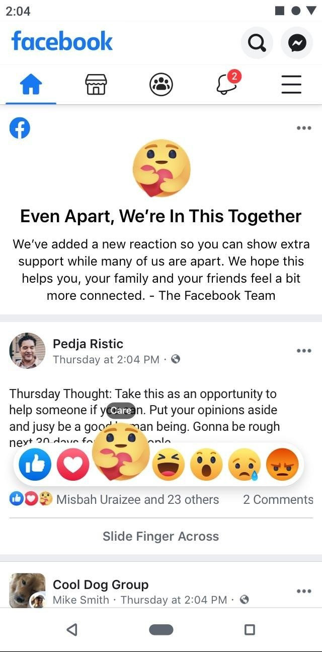 Facebook: Αυτά είναι τα νέα Reactions για την πανδημία του κορωνοϊού | 